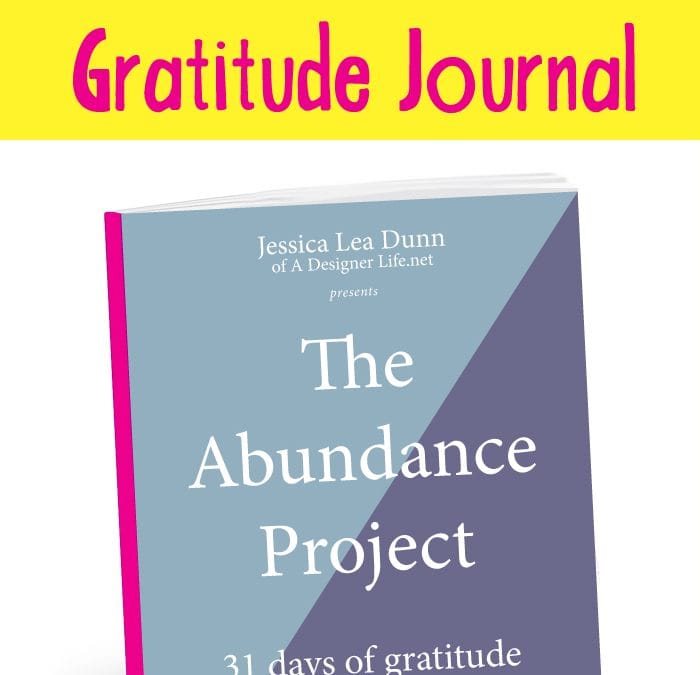Free Printable Gratitude Journal - Design Intuition