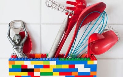 Awesome Products: Lego kitchen utensil holder