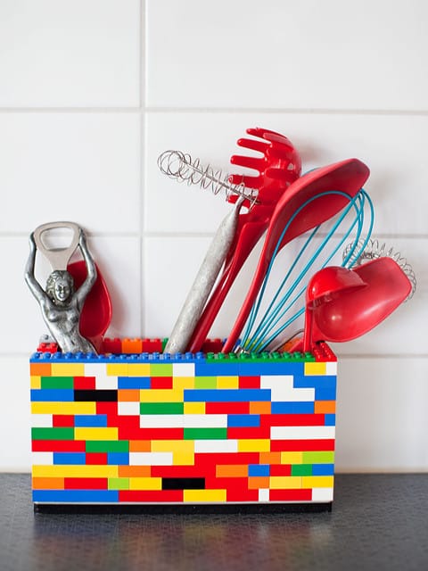 Awesome Products: Lego kitchen utensil holder