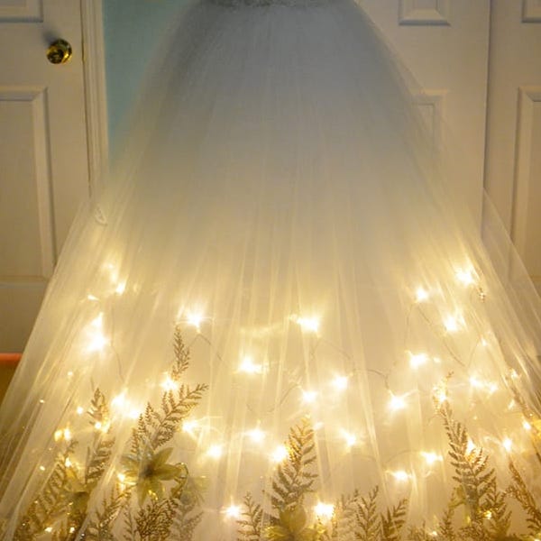 Awesome DIY inspiration: A light up fairy garden tulle maxi dress – DIY light up dress tutorial