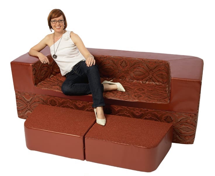 Morpha convertible sofa creates a double bed in 3 seconds