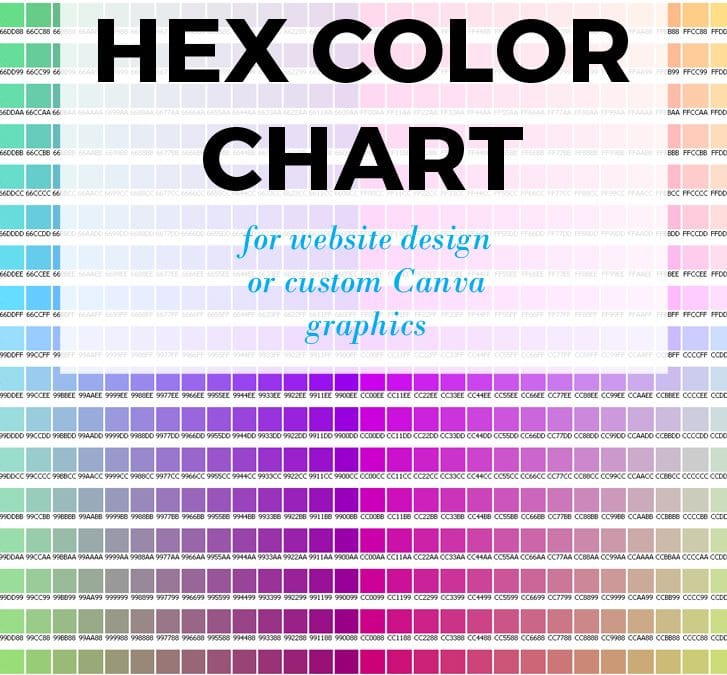 Hex Code Chart