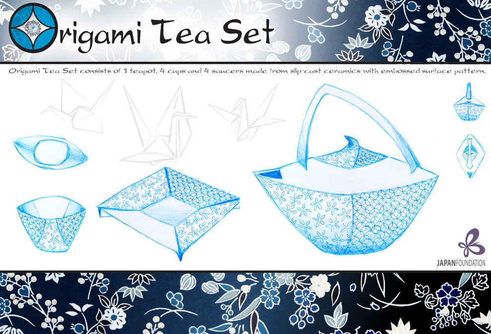 Origami Tea Set