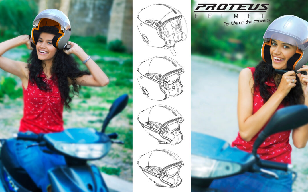 Proteus Folding Motorcycle Helmet